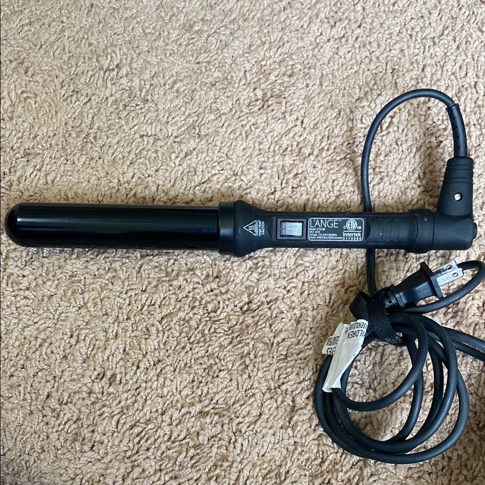 Lange Black Curling Wand